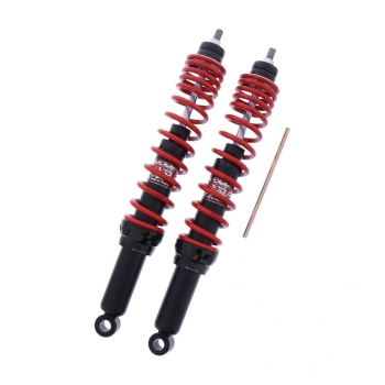 Stoßdämpfer-Set hinten 340 mm - YSS Suspension - Vespa GT/GTL/GTS/GTV/HPE 125-300 ccm (ab Bj. 2003) - schwarz/rot